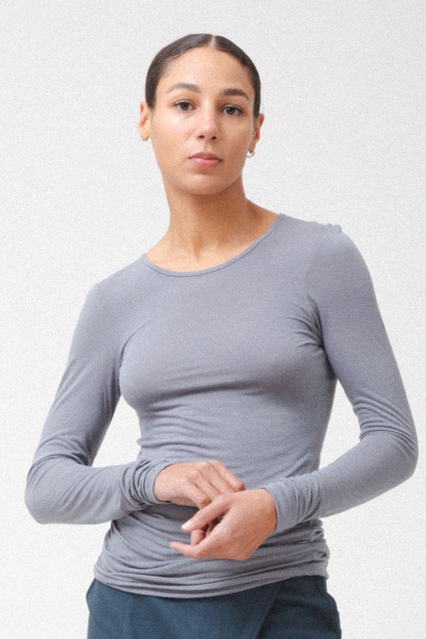 Prairie Underground Cashmodal Tee Grey Ray