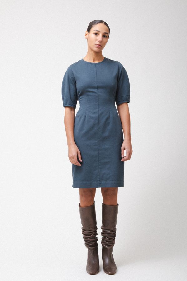 Prairie Underground Arc Dress in Deep Teal