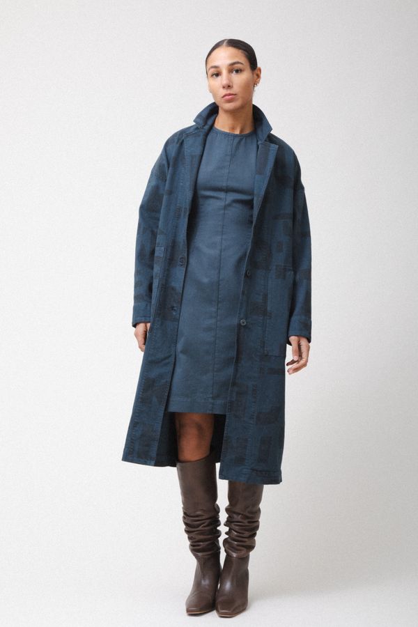 Prairie Underground Arc Dress in Deep Teal