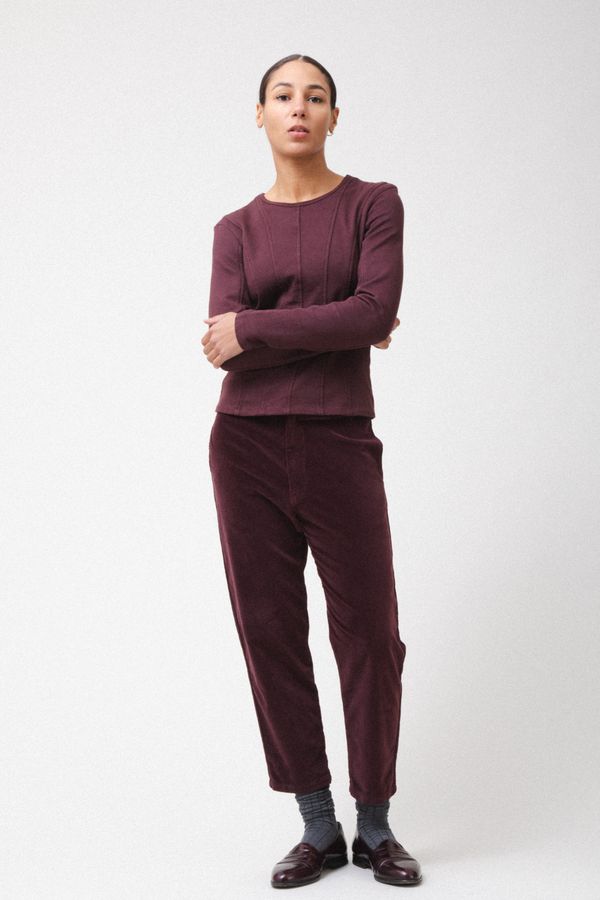 Prairie Underground Nightfall Trouser in Burgundy