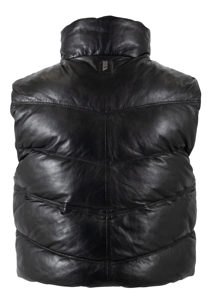 Mauritius Leather Ellen Reversible Vest