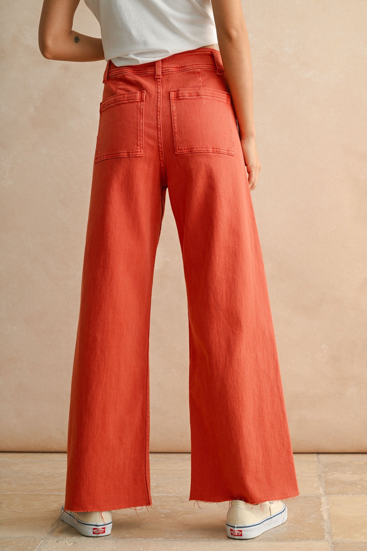 NYLAND Effie Straight Wide Leg Denim Pants