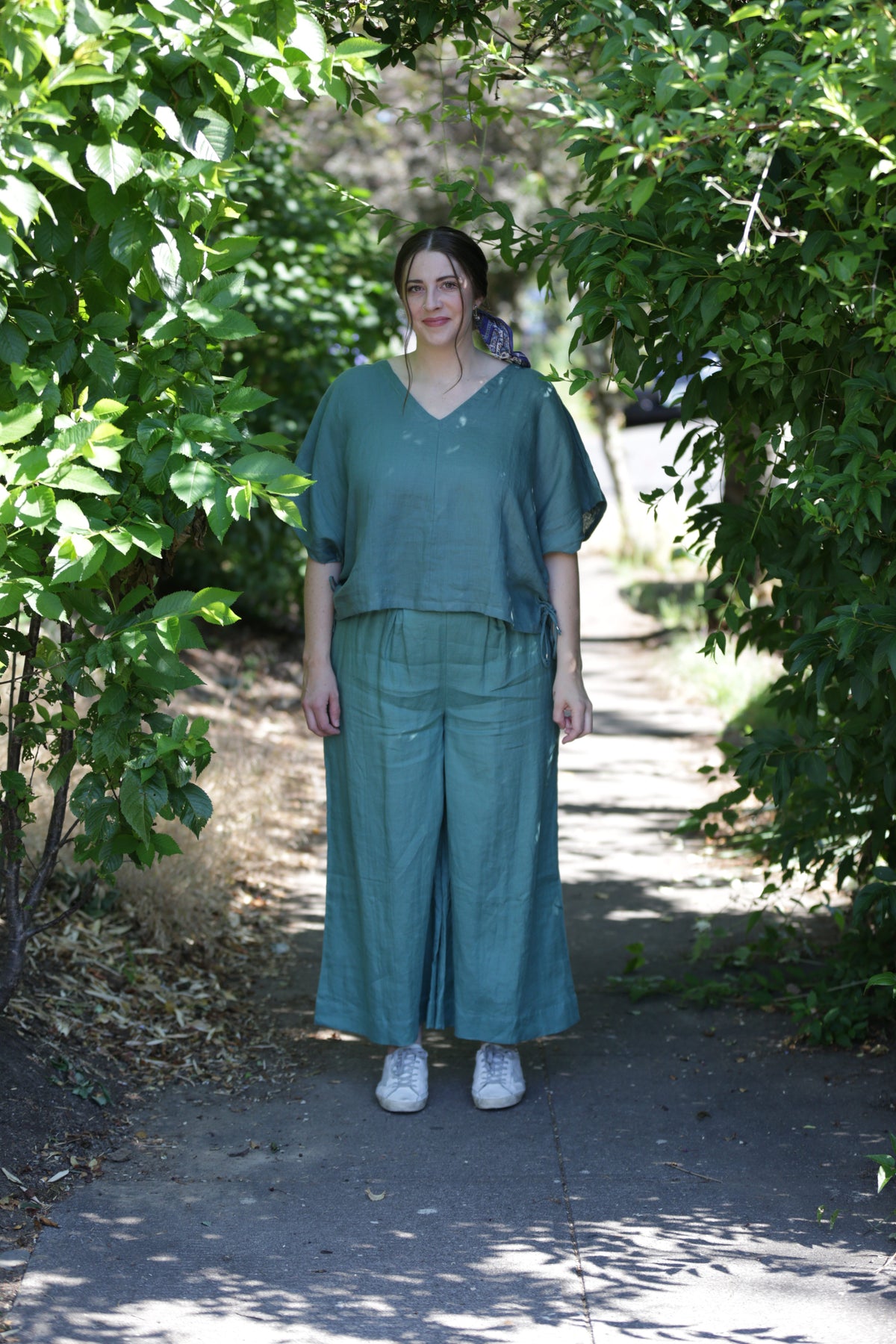 BEL KAZAN Isla Top in Seafoam