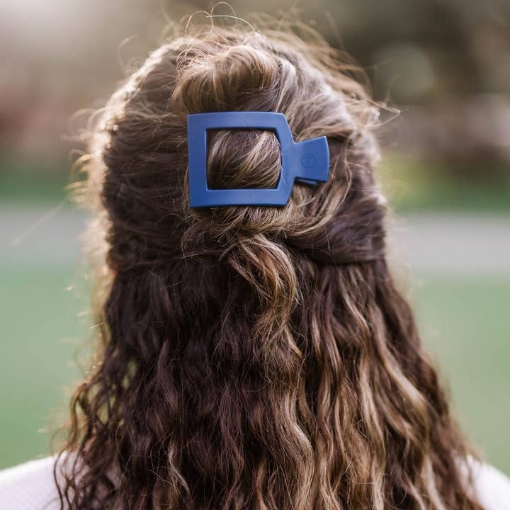 TELETIES Square Flat Hair Clip - Small