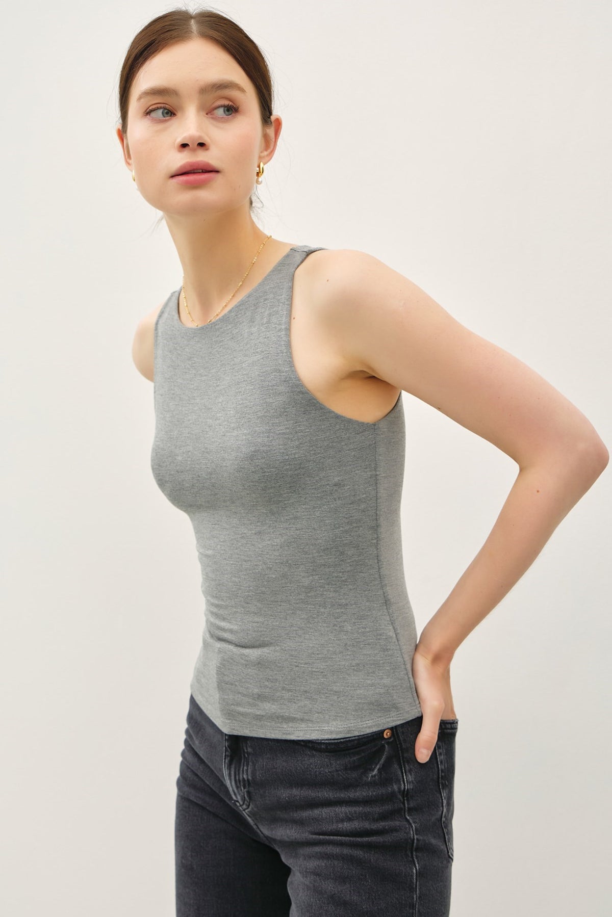 NYLAND Frances Boat Neck Tank