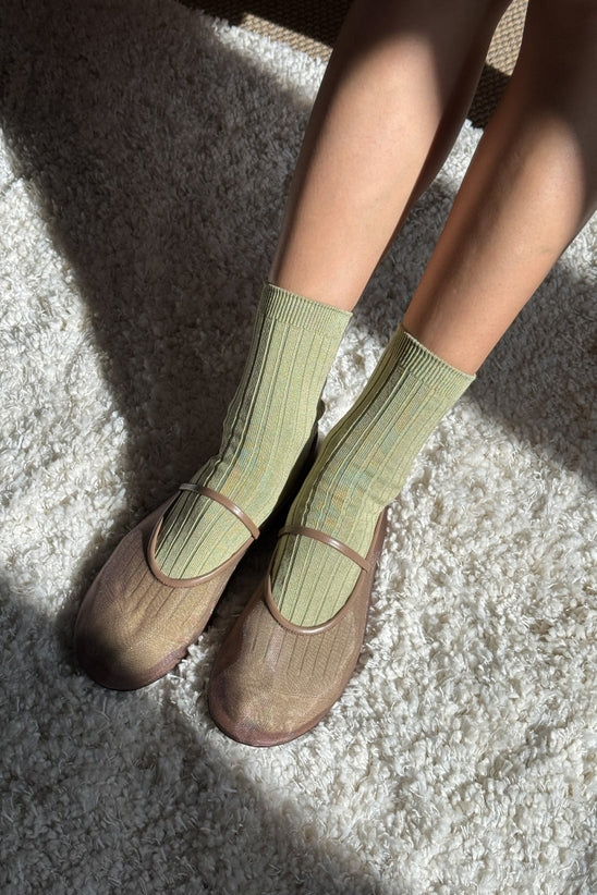 Le Bon Shoppe Her Socks (MC Cotton) Avocado