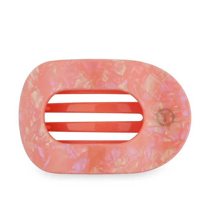 TELETIES Round Flat Hair Clip - Large