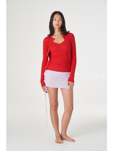 Find Me Now Light Weight Vary Rib Knit Cardigan