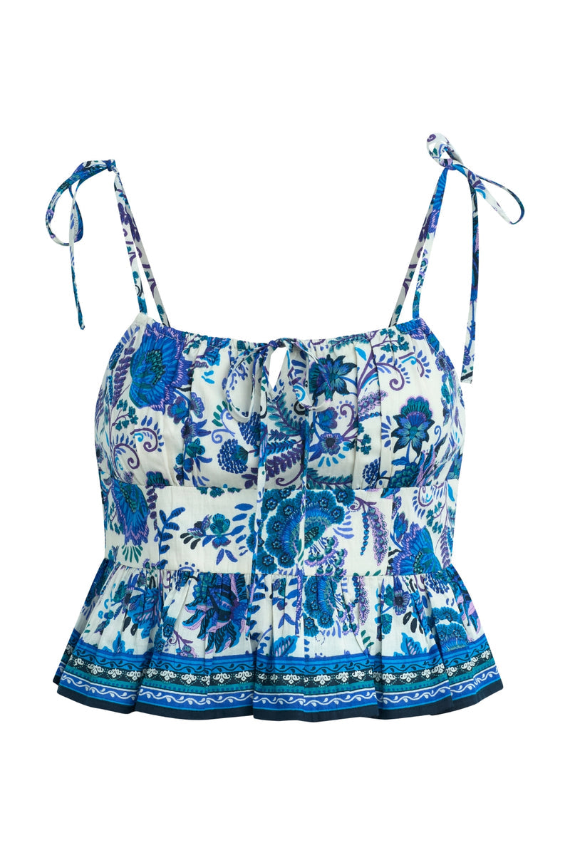 Bila77 Norwood Top in Blue Lolite