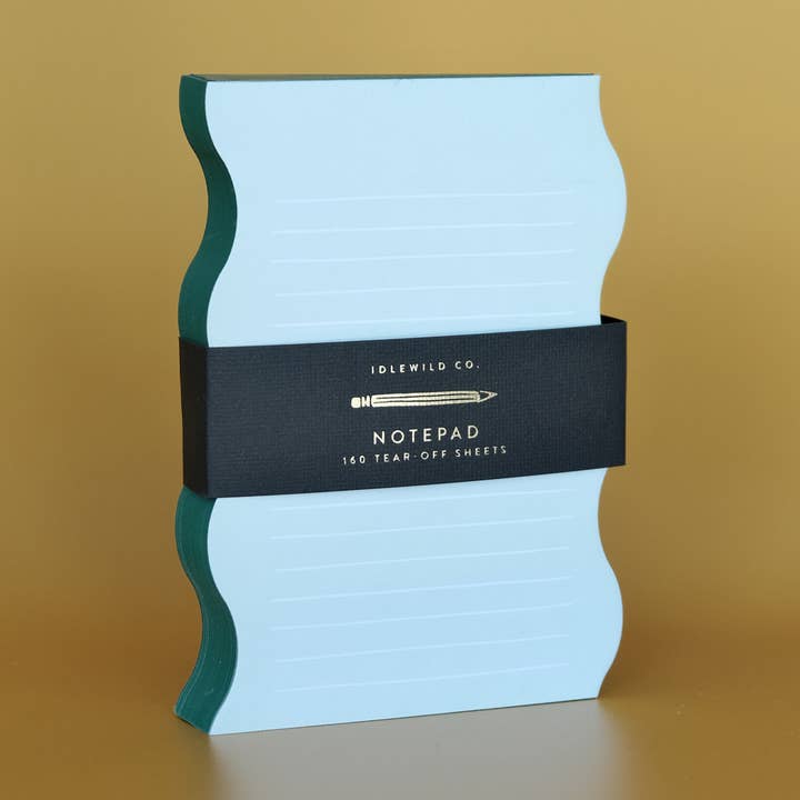Idlewild Co. Wavy Shaped Notepad