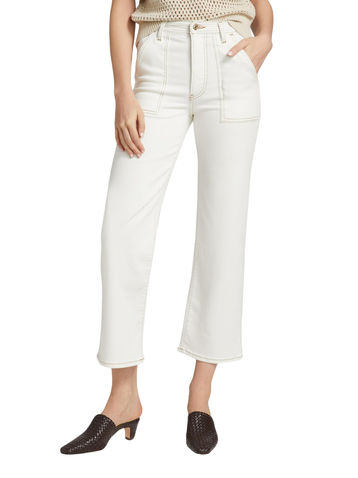 FRAME The Trapunto in Au Natural Clean