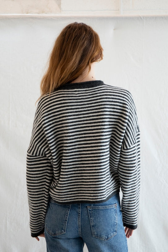 Things Between Piper Cardigan - Mini Striped
