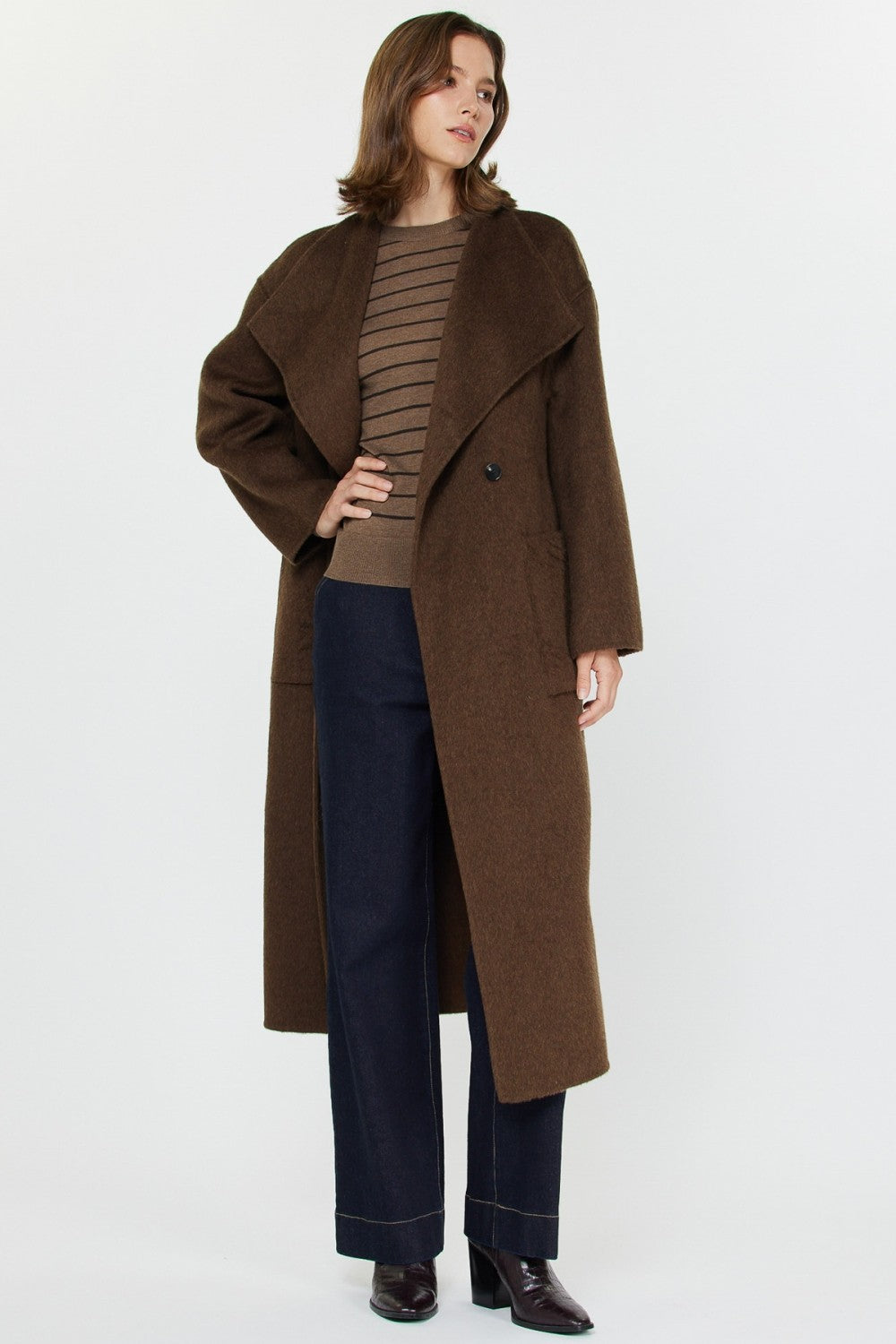 NYLAND Dulcimer Handmade Wool Long Coat