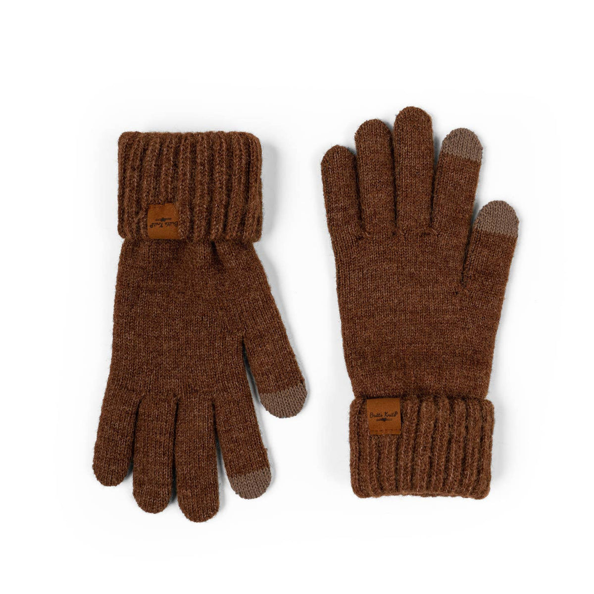 DM Merchandising Britt's Knits Mainstay Gloves Brown