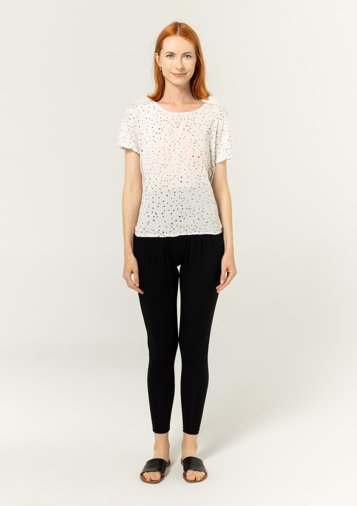 BEL KAZAN Mika Tee White Dot