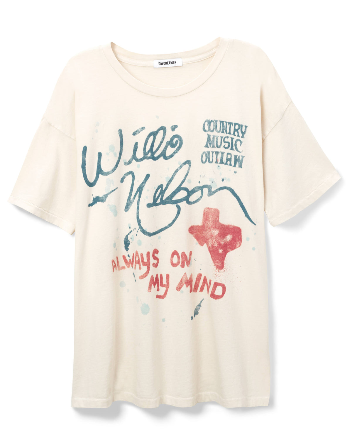 DAYDREAMER Willie Nelson Always On My Mind Merch Tee