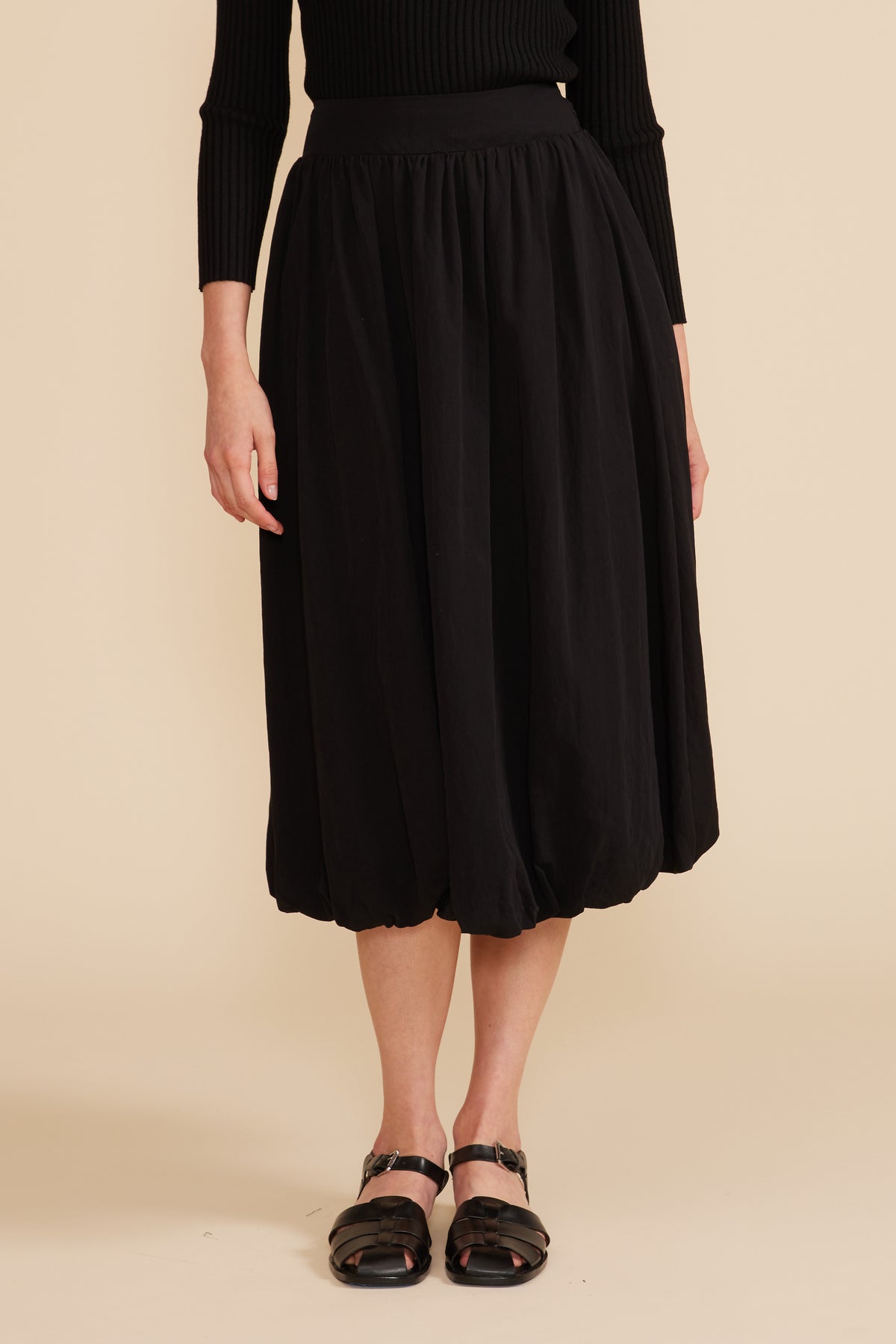Lucy Paris Bubble Midi Skirt