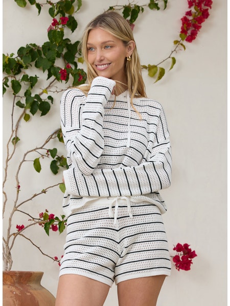 Stitches &amp; Stripes Penn Striped Hoodie