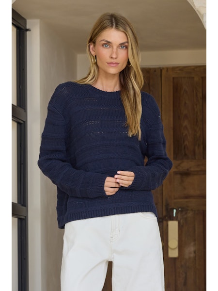 Stitches &amp; Stripes Kristin Pullover Cadet