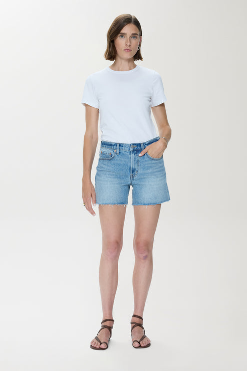 PISTOLA Kennedy Relaxed Mid Rise Denim Short in Escape