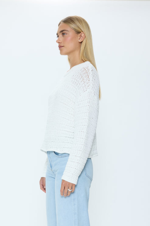 PISTOLA Katya Relaxed Crew Neck Sweater