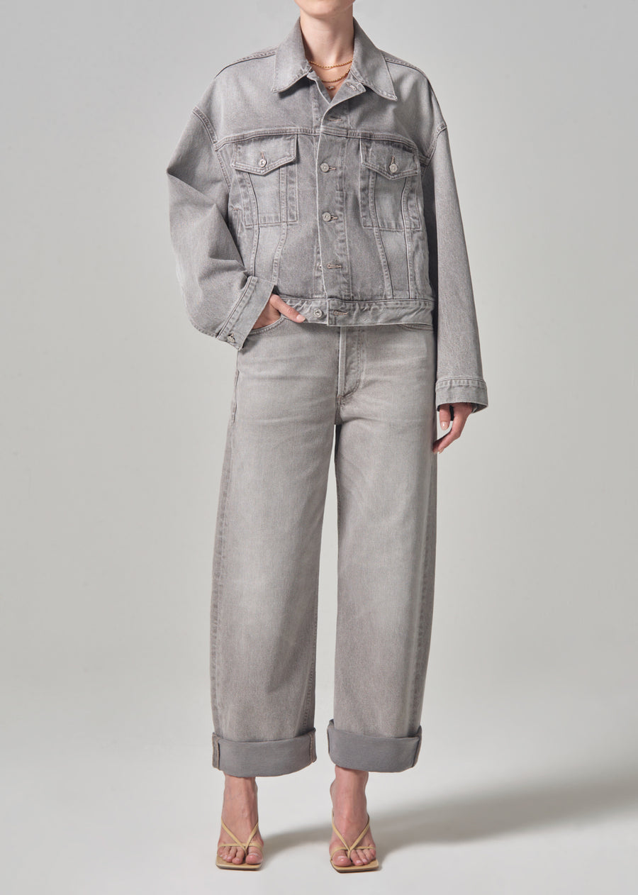 Citizens of Humanity Ayla Baggy in Quartz Grey
