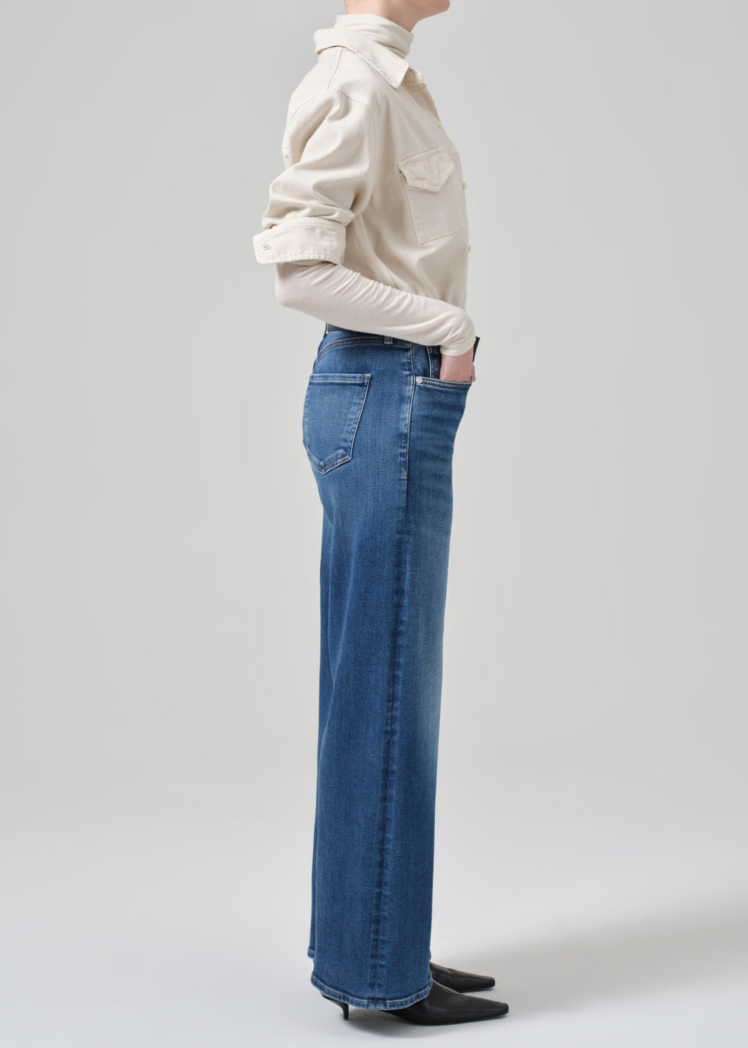 Citizens of Humanity Lolli Mid Rise Baggy in Fauna