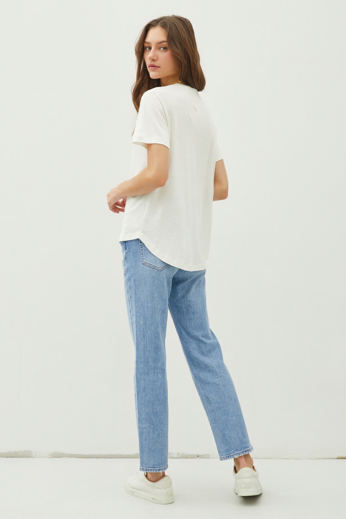 NYLAND Beatrix Ultra Soft V-Neck T-Shirt