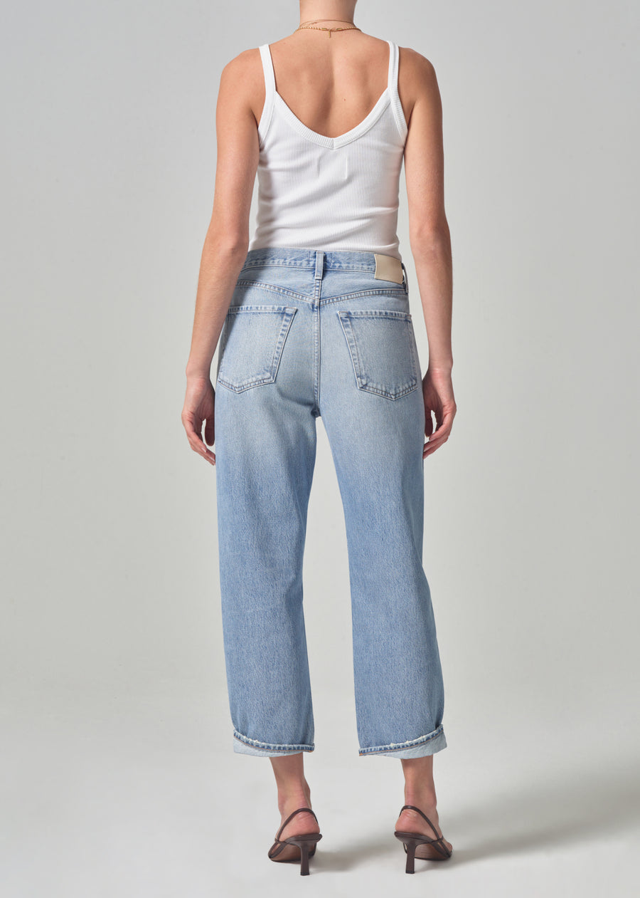 Citizens of Humanity Dahlia Bow Leg Baby Roll in Ribbon