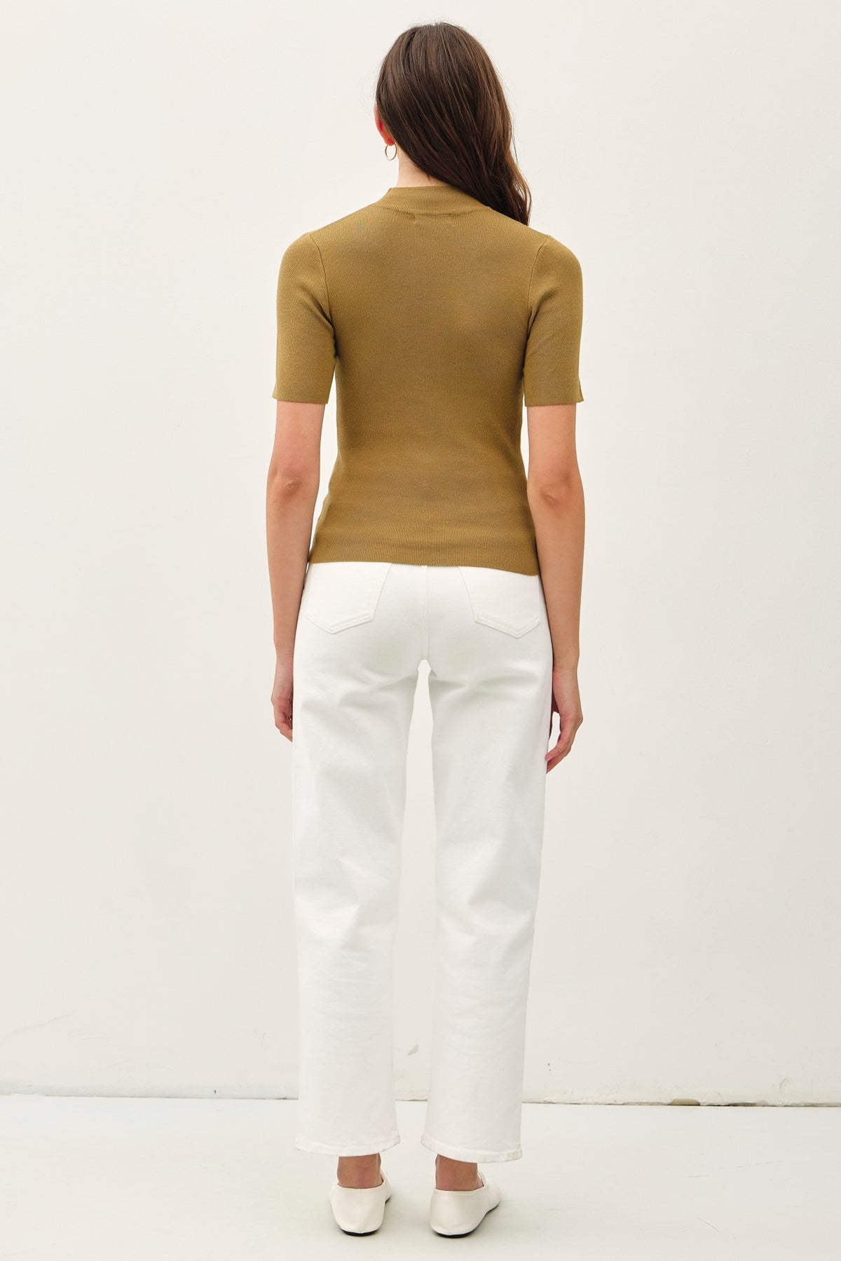 NYLAND Mable S/S Ribbed Sweater