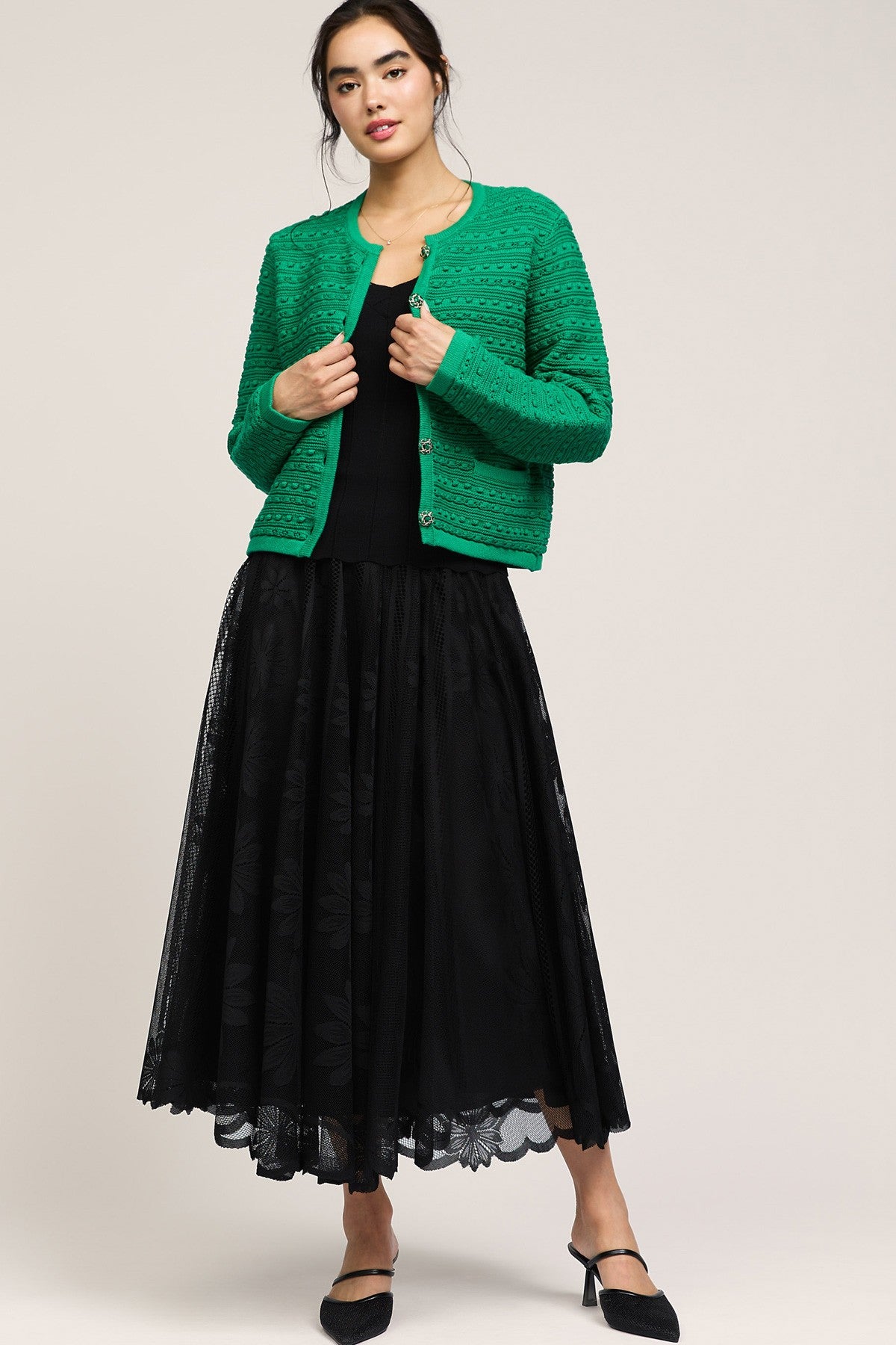 NYLAND Rose LS Cardigan W/ Pockets