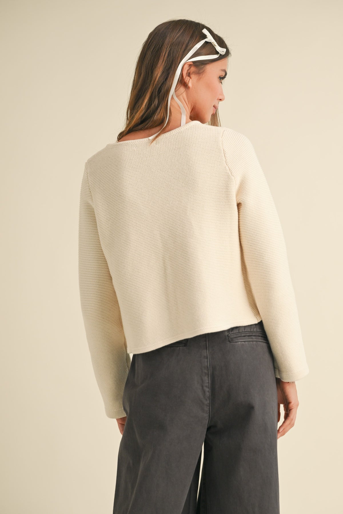 NYLAND Margo Tie Front Cardigan
