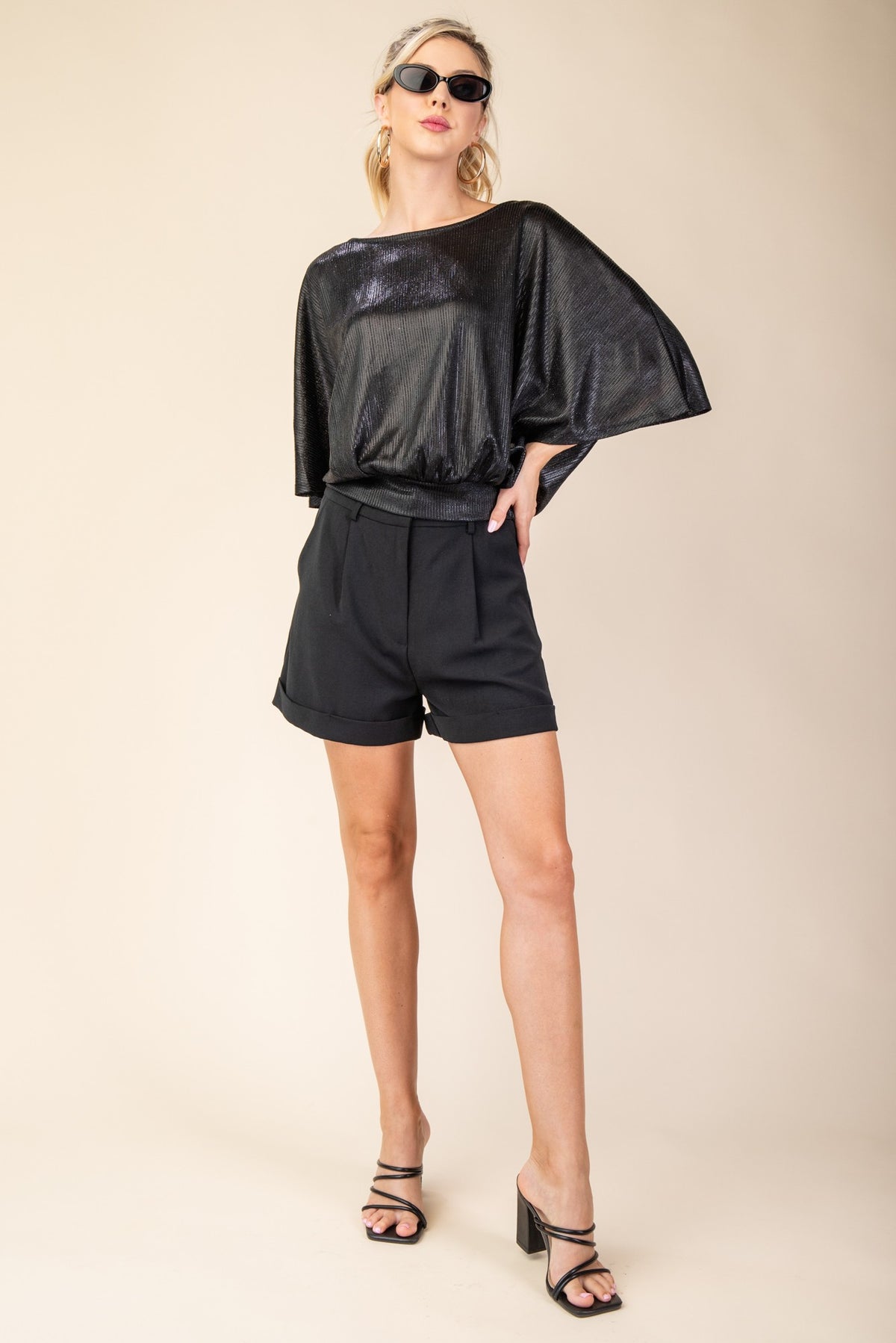 NYLAND Laurel Elbow Length Knit Top