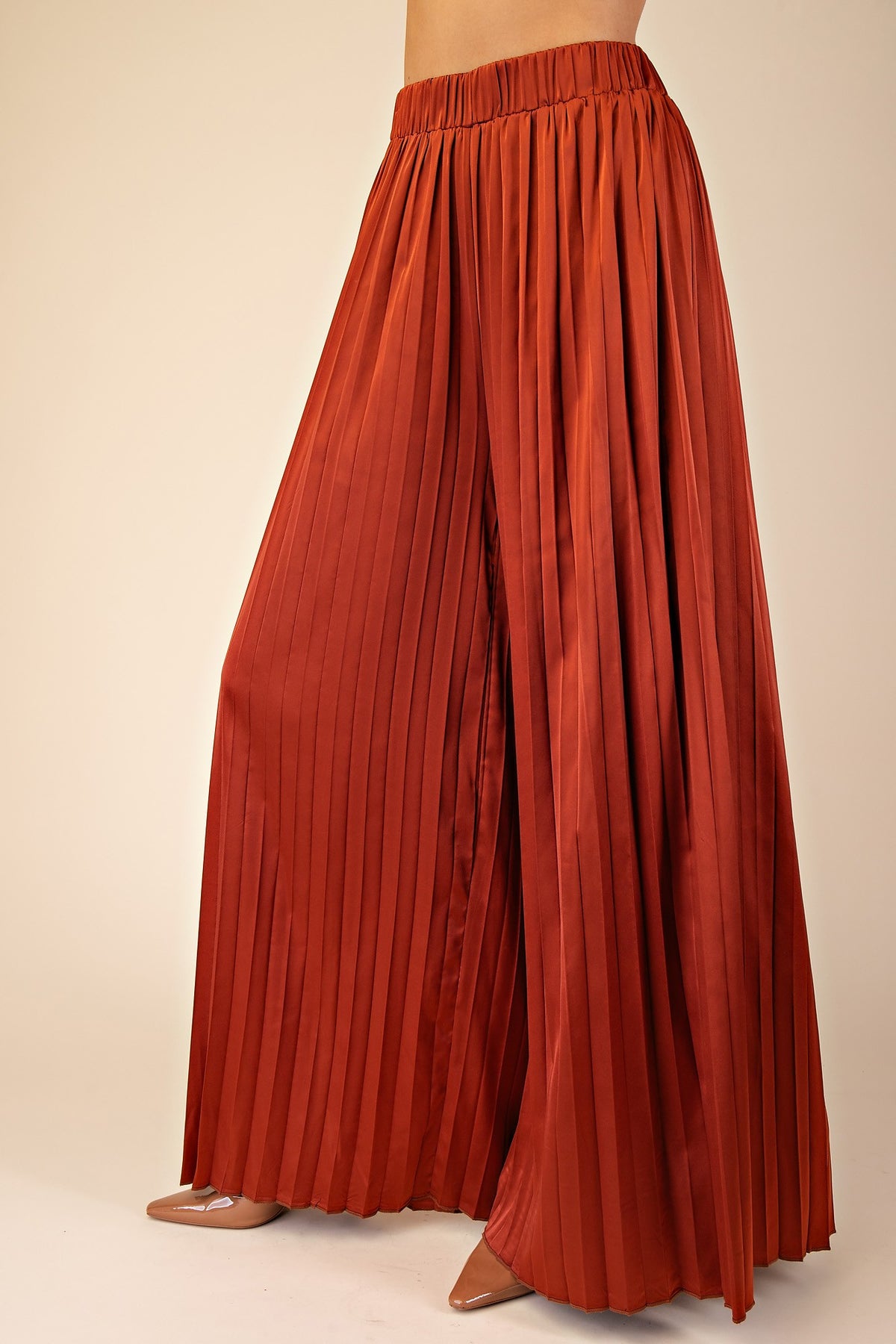 NYLAND Reese Pleats Pants w/ Elastic Waist