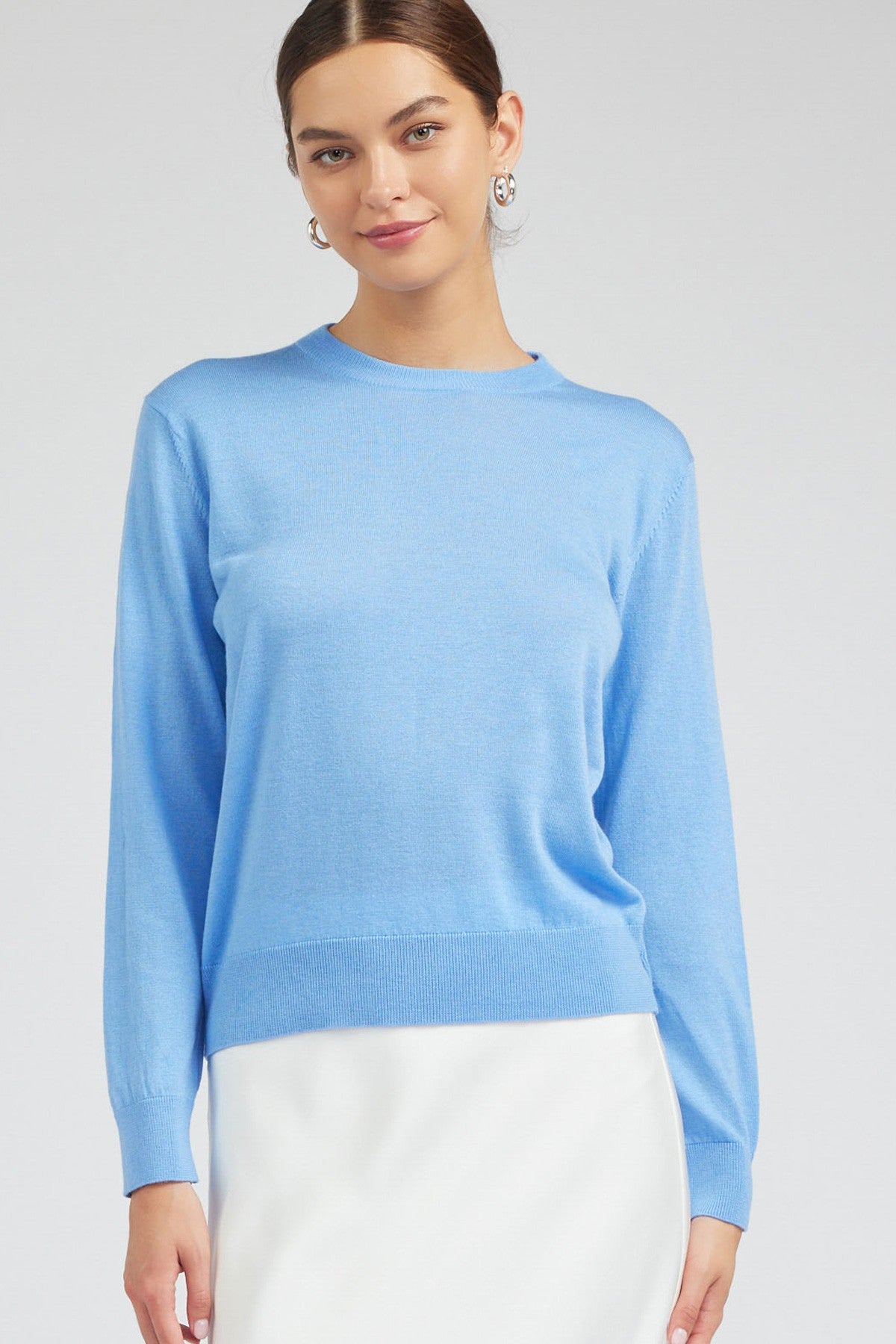 NYLAND Chiara Pullover Sweater Azure