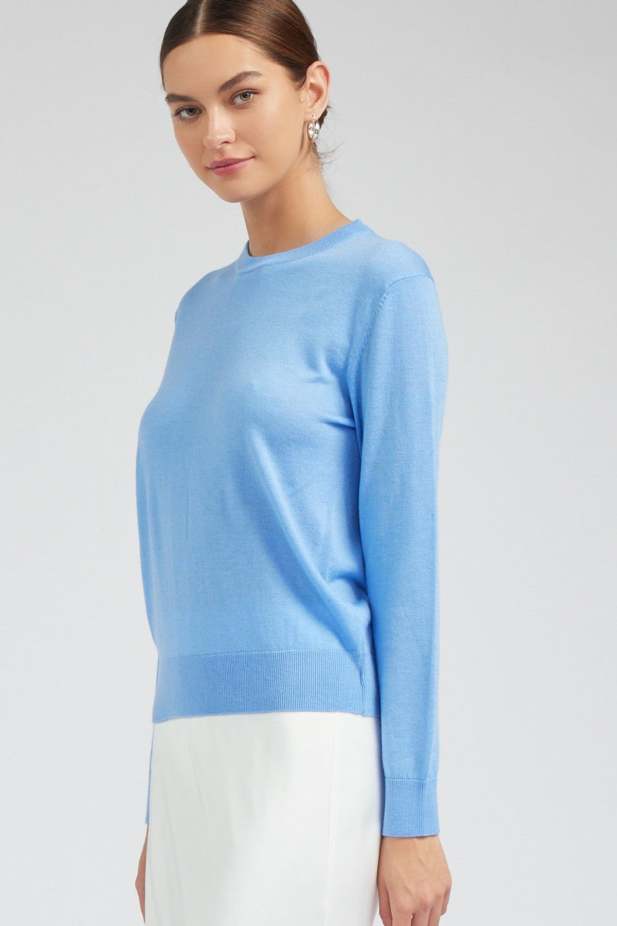 NYLAND Chiara Pullover Sweater Azure