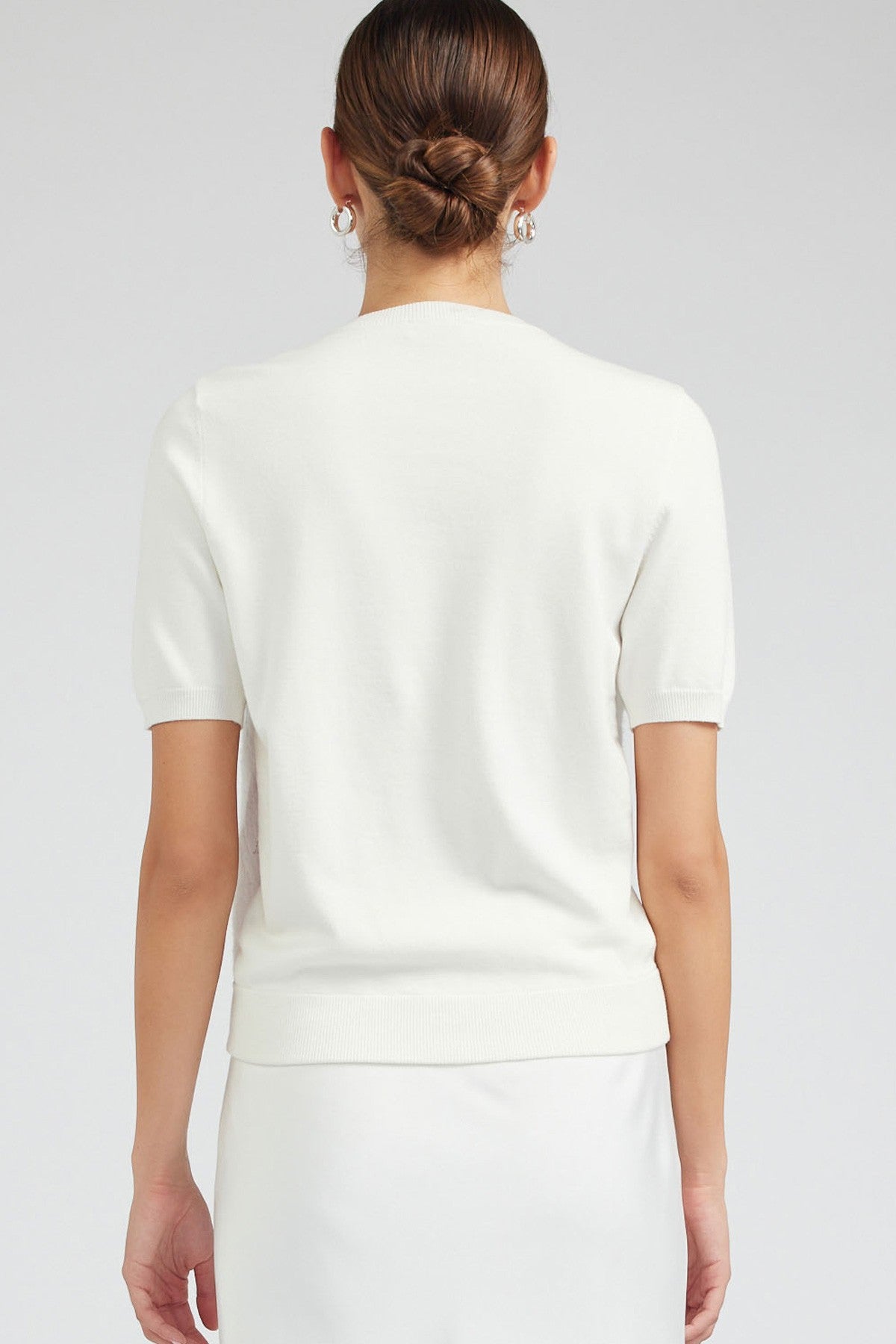 NYLAND Chantal Lace Detail SS Sweater