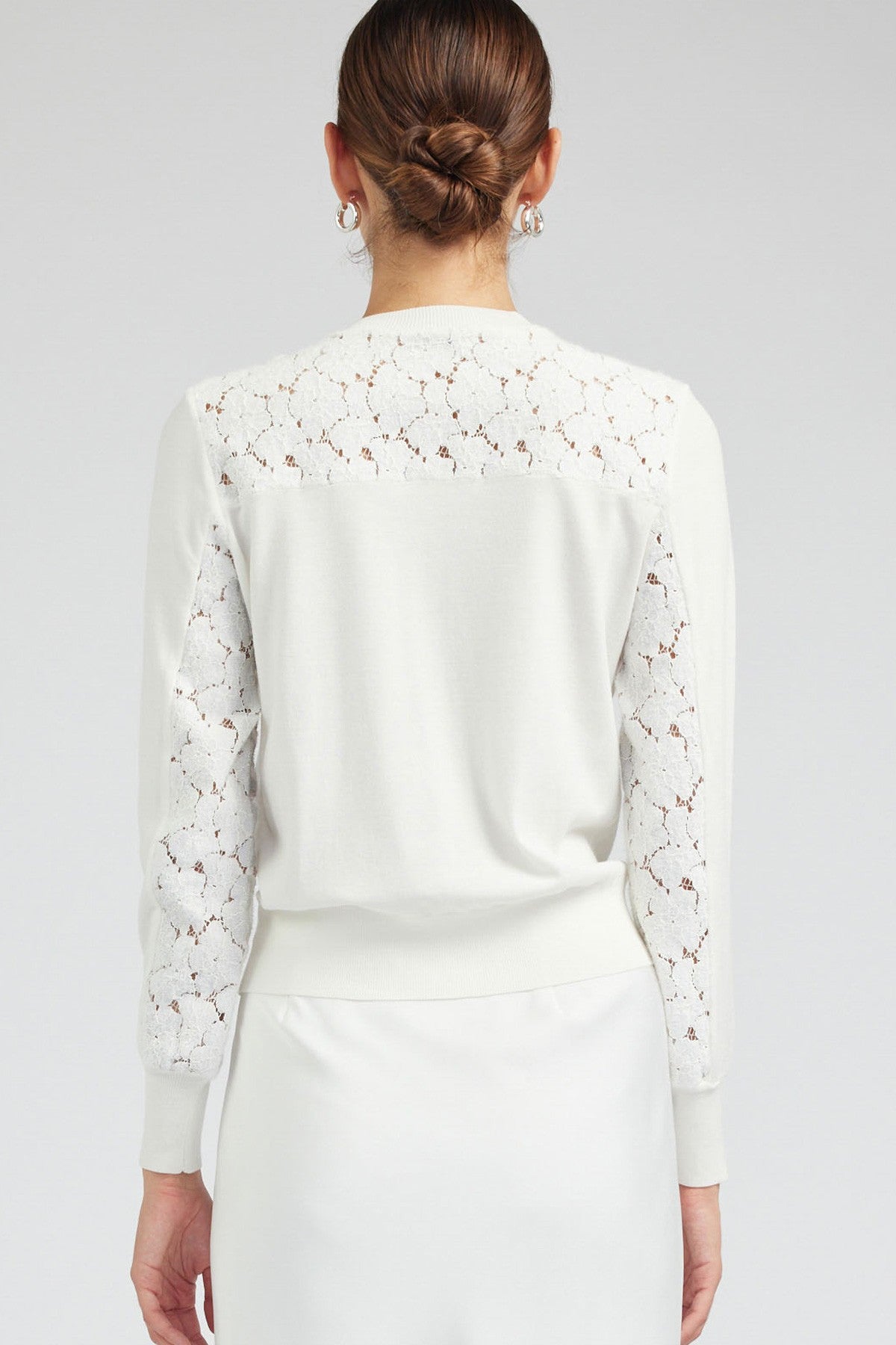 NYLAND Carla Lace Detail Cardigan