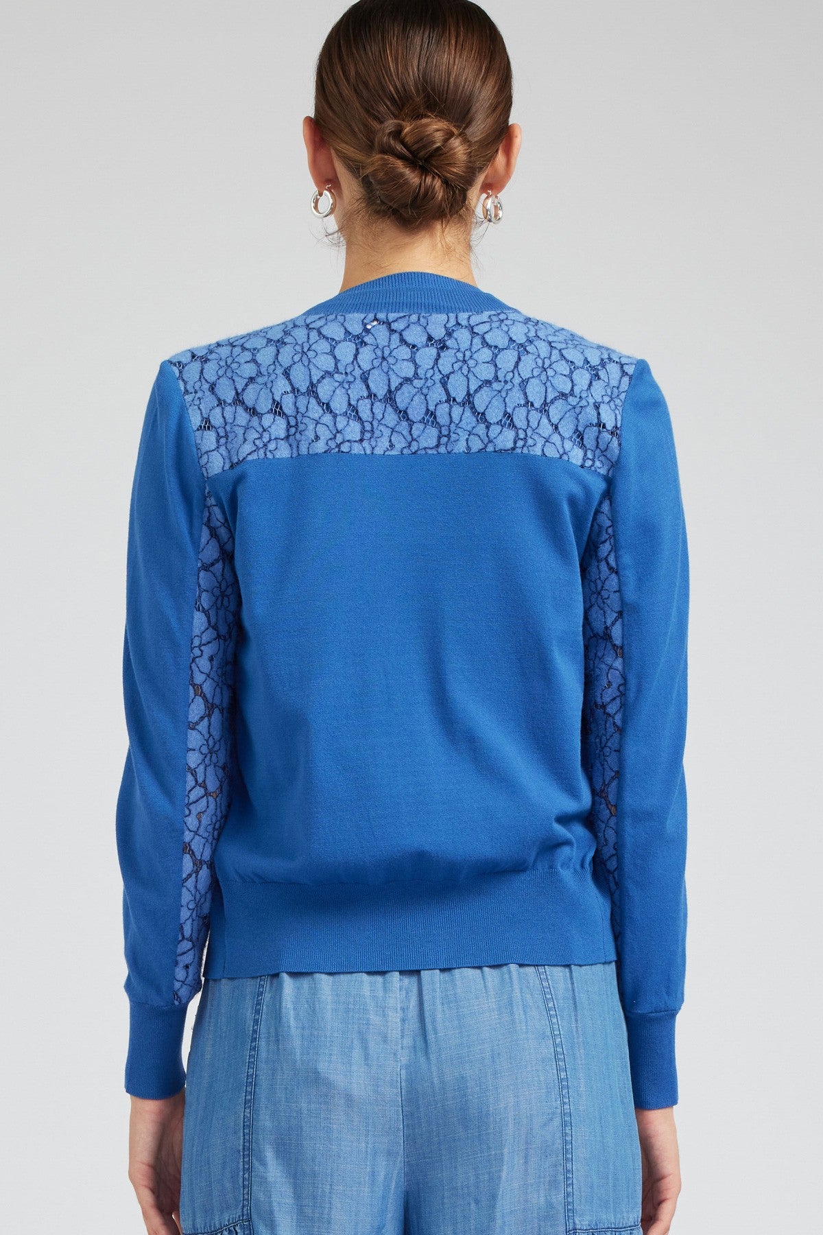 NYLAND Carla Lace Detail Cardigan