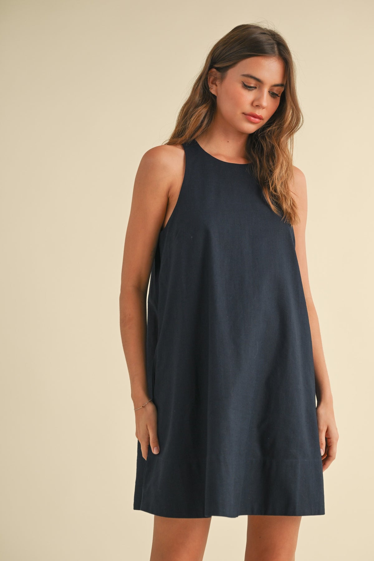NYLAND Iona Sleeveless A Line Dress w/ Pocket
