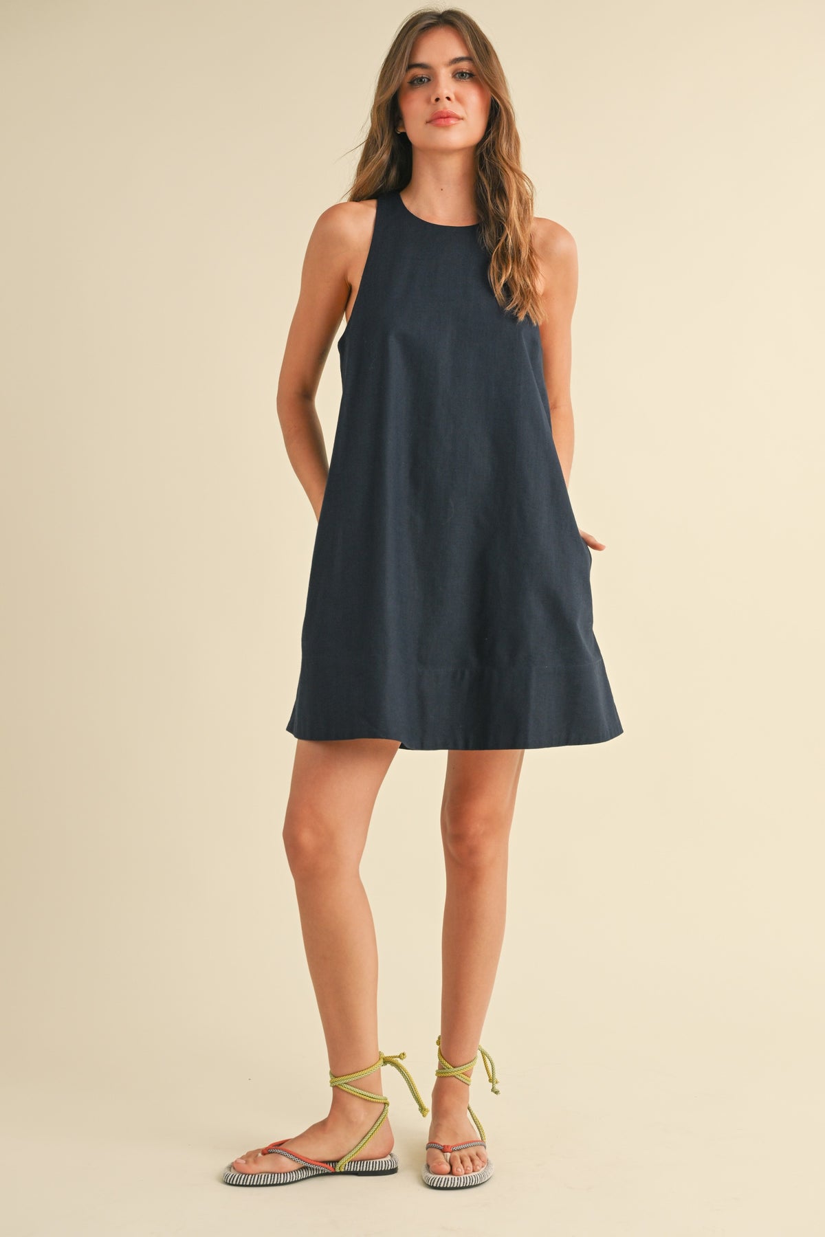 NYLAND Iona Sleeveless A Line Dress w/ Pocket