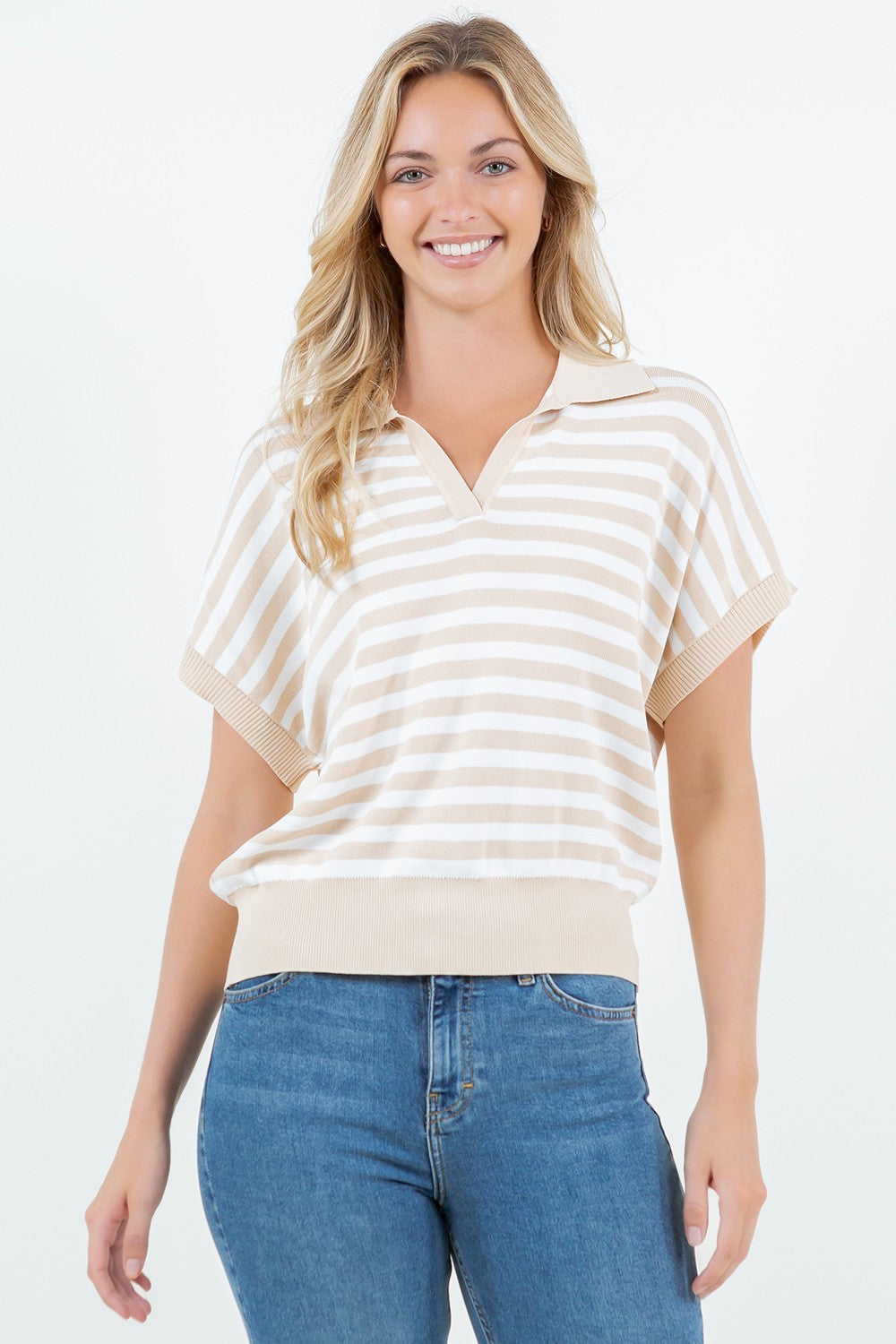 NYLAND Kinvara Knit Top Taupe