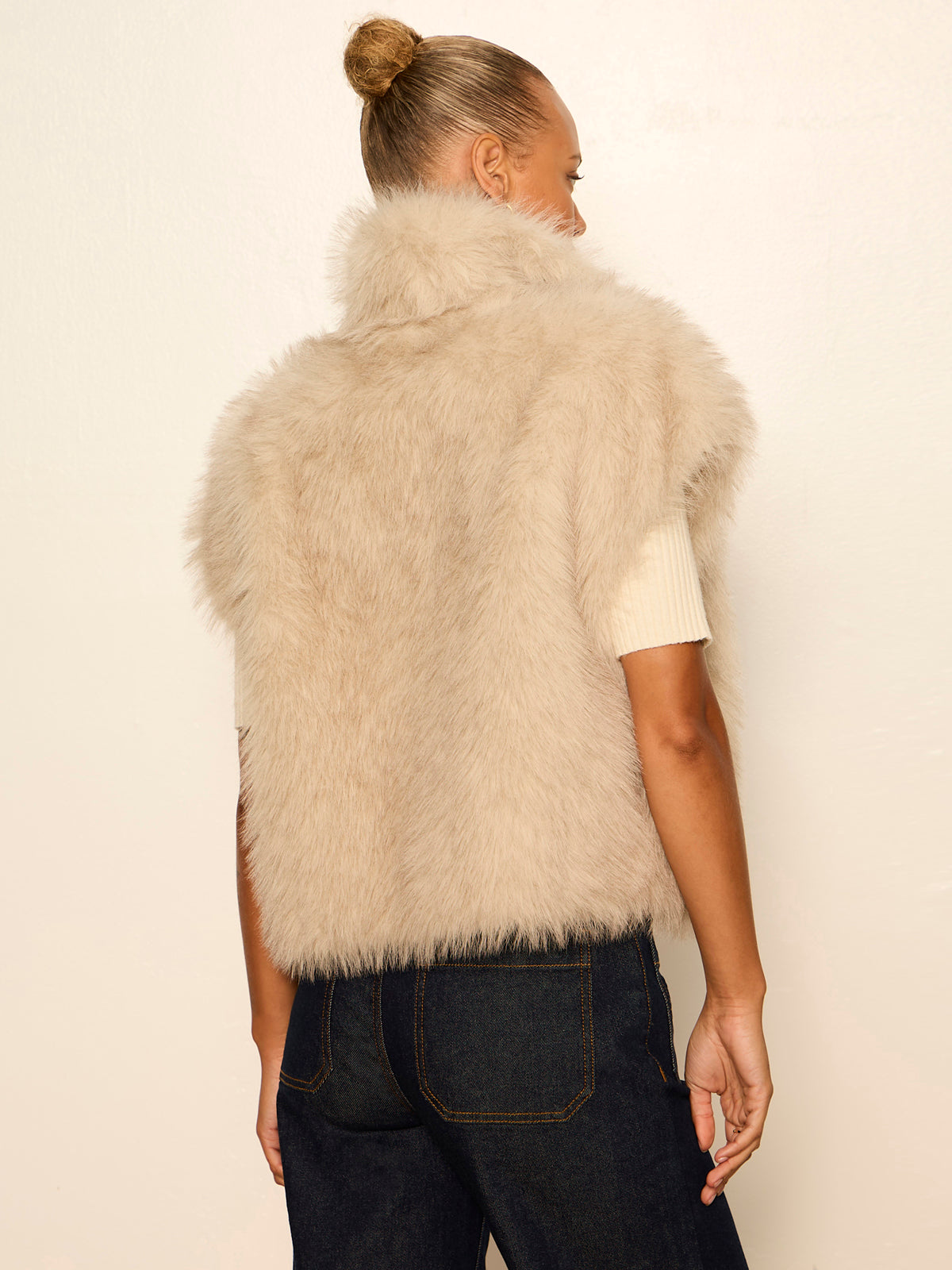 Sanctuary Silky Fur Vest