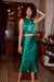 Lucy Paris Adonia Slip Skirt Emerald