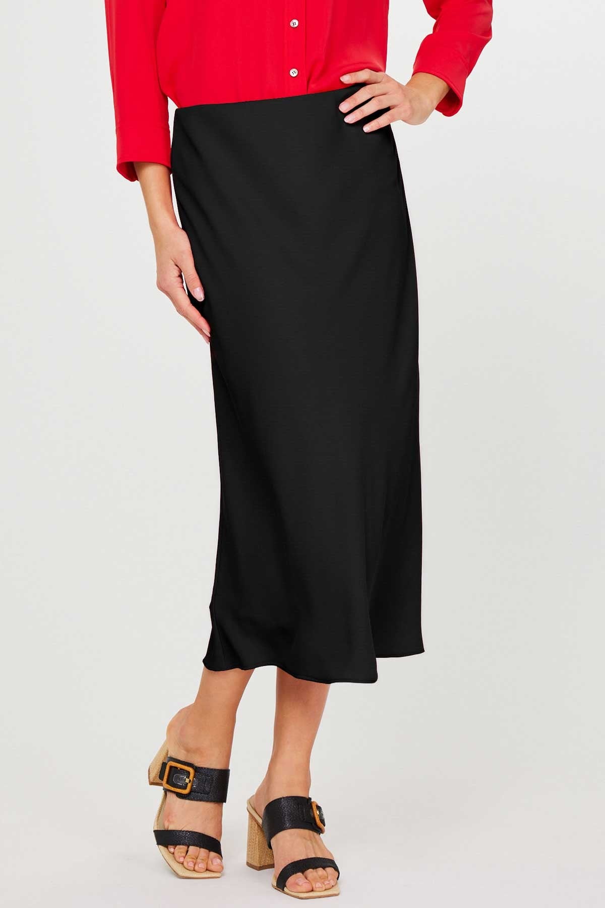 NYLAND Sherry Bias Midi Skirt