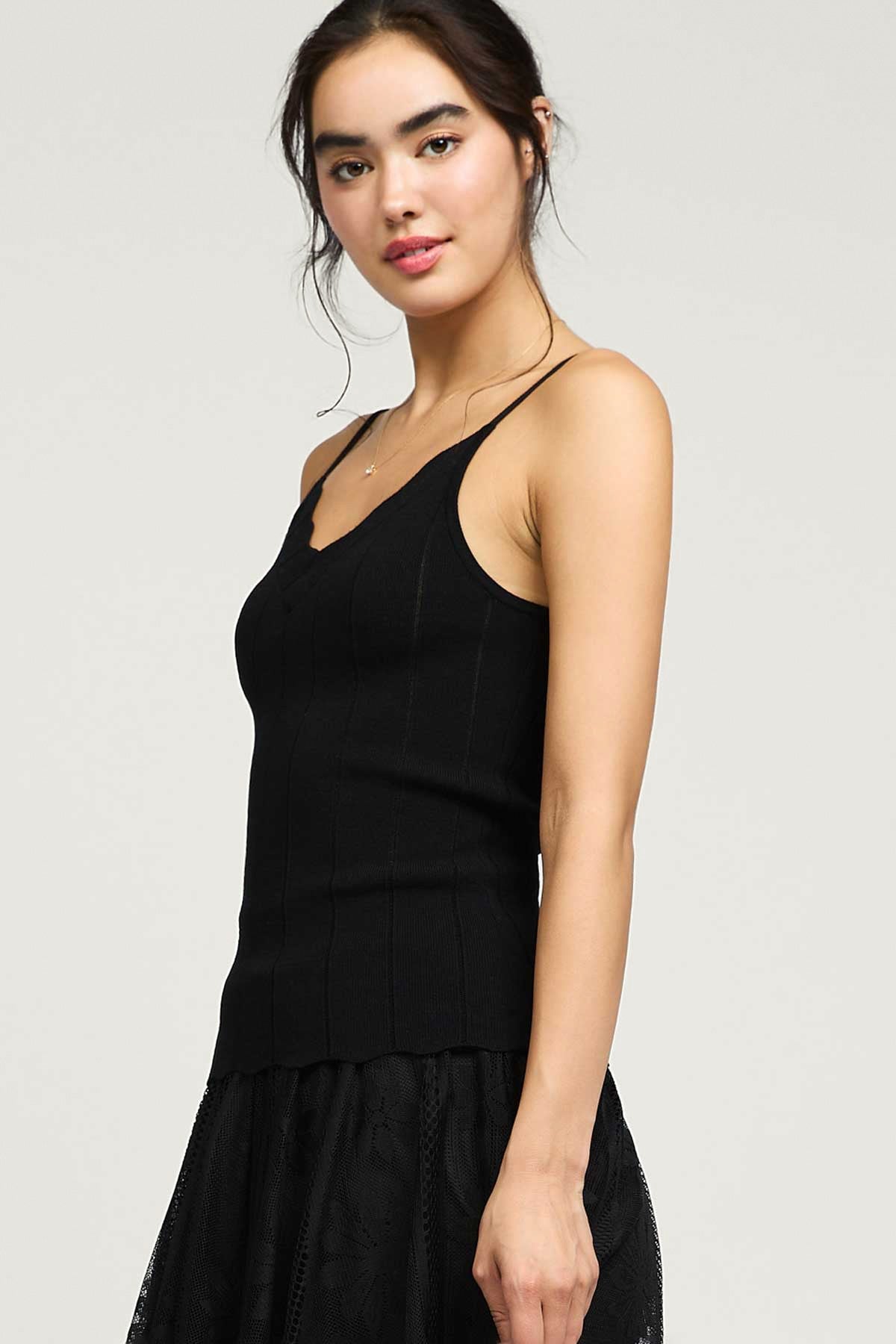 NYLAND Rhea Scalloped Scoopneck Tank Top