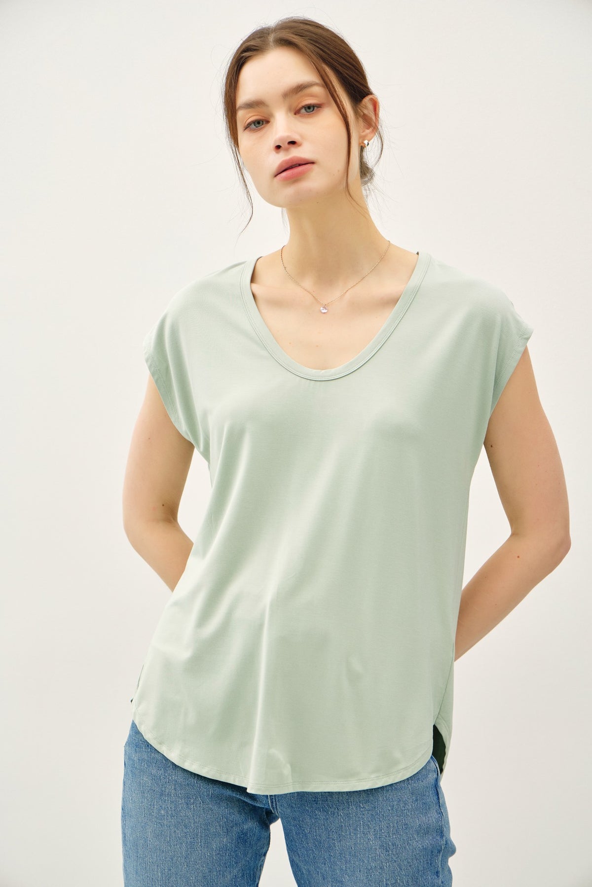 NYLAND Elanor Cap Sleeve Tee