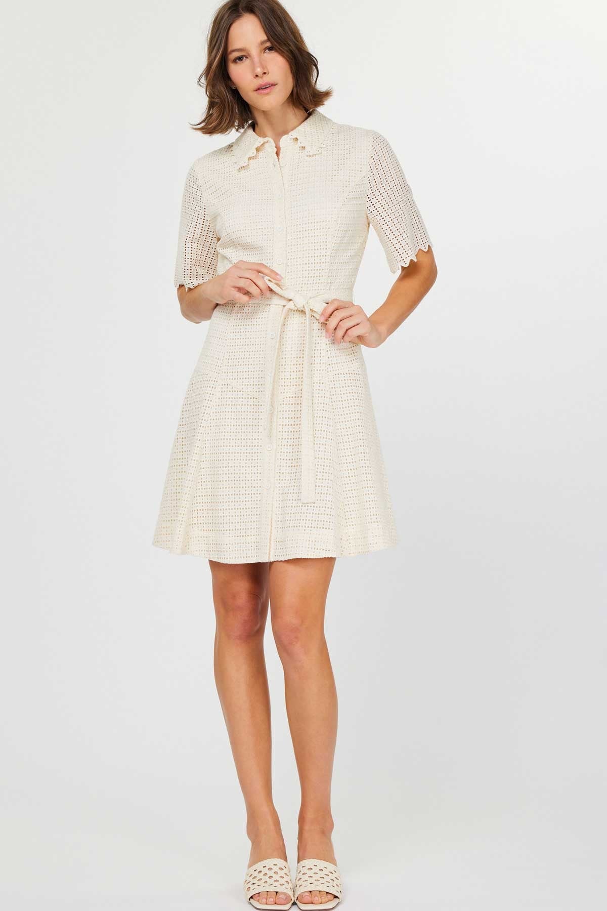 NYLAND Ursula SS Collar Button Down Dress