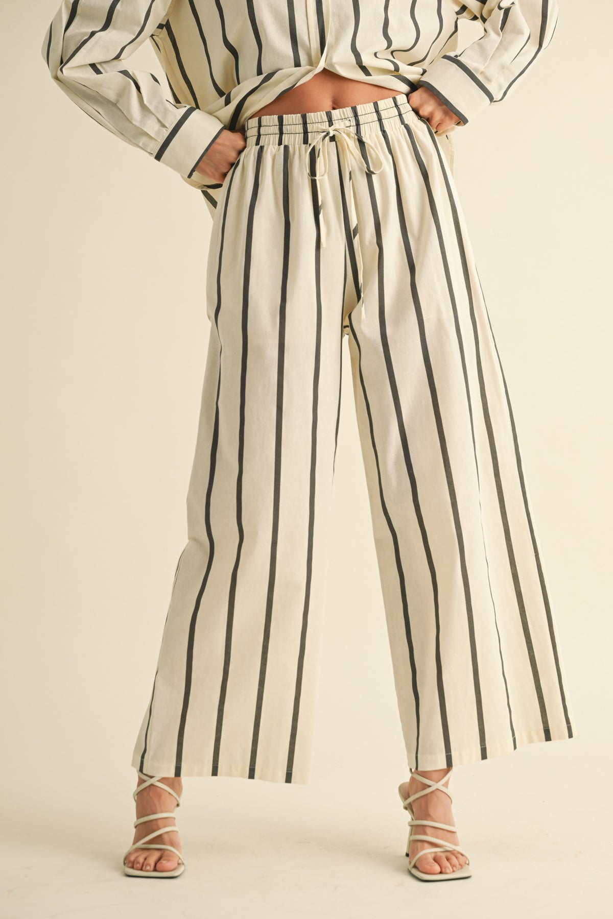 NYLAND Melanie Stripe Straight Leg Pants