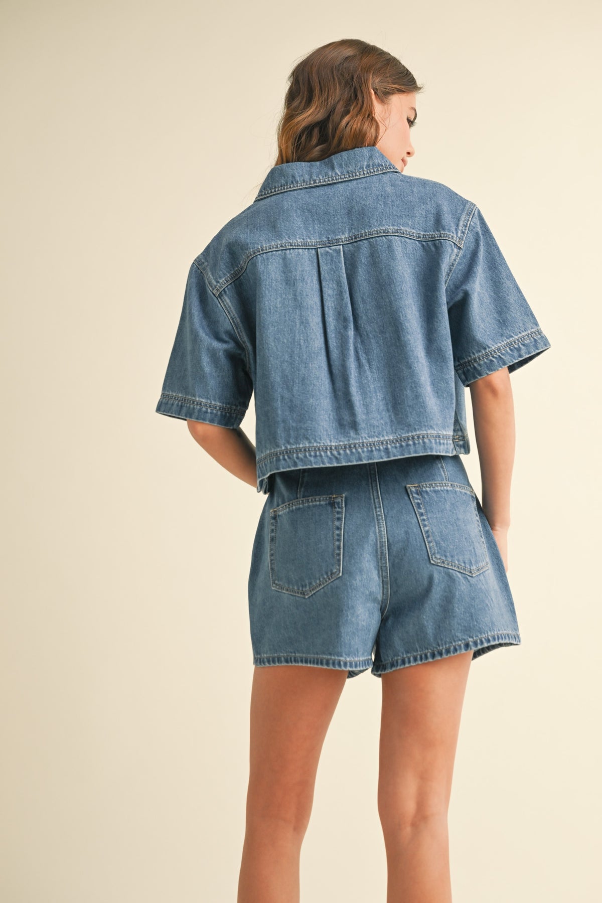 NYLAND Idaline Pocket Front Denim Shirt